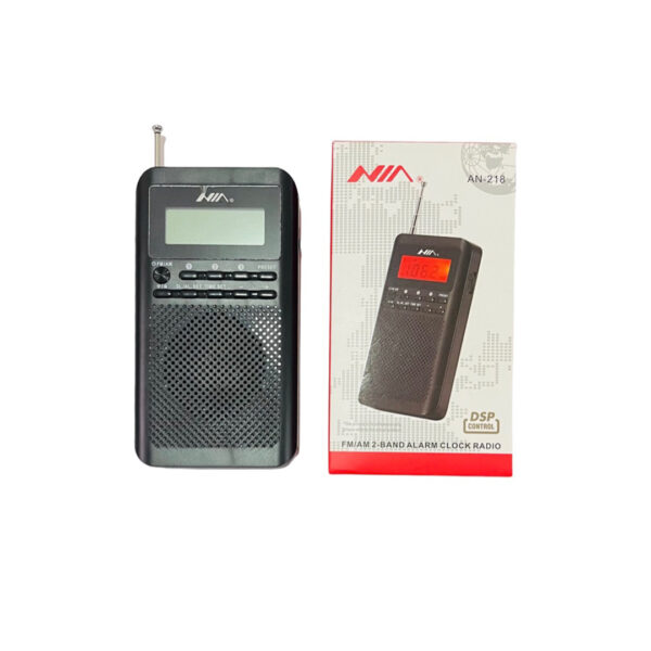 3. RADIO NIA AMFM CON DISPLAY Y ALARMA AN-218_niacolombia.shop