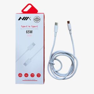 Cable De Carga Tipo C A Tipo C 65w NIA XC-023_niacolombia.shop