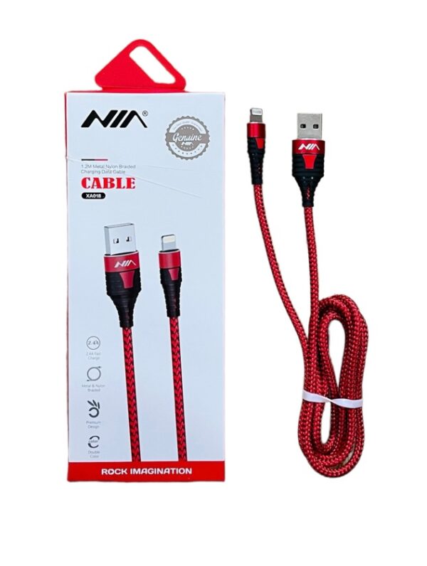 Cable De Carga Y Datos iPhone Cordon NIA XA-018_niacolombia.shop